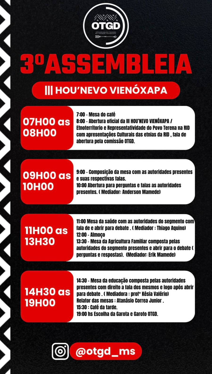 A epopeia do povo Terena em Dourados e a III Assembleia da Grande Dourados (III Hou’nevo Vienóxapa